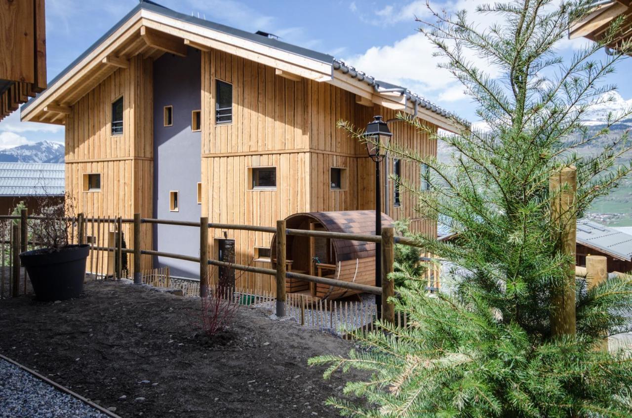 לינה וארוחת בוקר La Plagne-Tarentaise Chalet Hermine מראה חיצוני תמונה